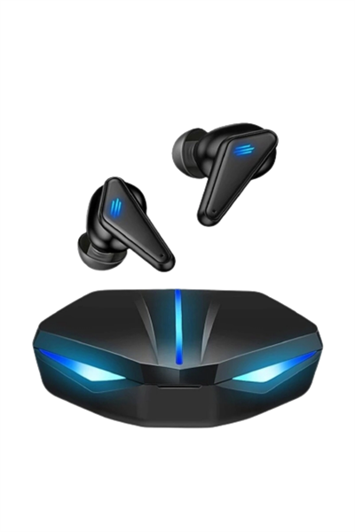 Kablosuz Bluetooth Kulak İçi Oyuncu Kulaklığı, Mikrofon ve RGB LED Aydınlatmalı, Siyah Renk