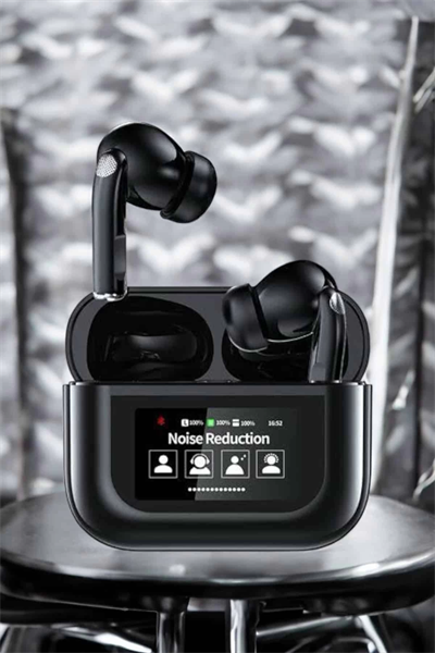 Kablosuz Bluetooth Kulaklık Ekranlı Uzun Şarj Süreli ANC Destekli
