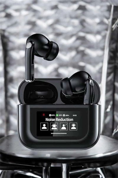 Kablosuz Bluetooth Kulaklık Ekranlı Uzun Şarj Süreli ANC Destekli