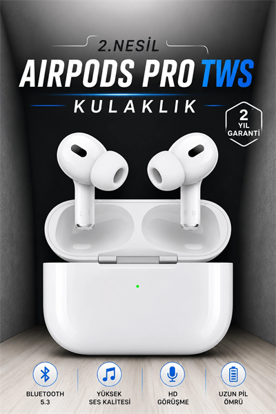 Kablosuz Bluetooth Kulaklık Gürültü Önleme, Su Geçirmez, Mikrofonlu