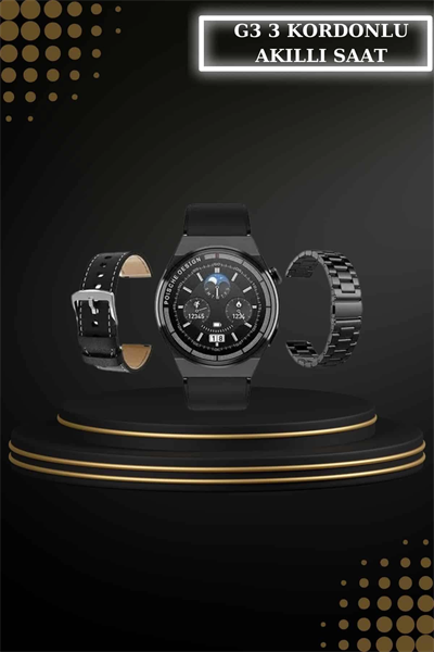 Kablosuz Bluetooth Kulaklık ve Kordon Hediyeli Akıllı Saat Nabız Ölçer Uzun Pil Ömrü