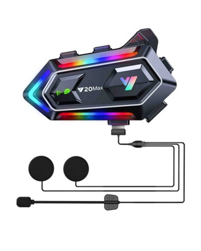 Kablosuz Bluetooth Motosiklet Kask İntercom IPX6 Su Geçirmez