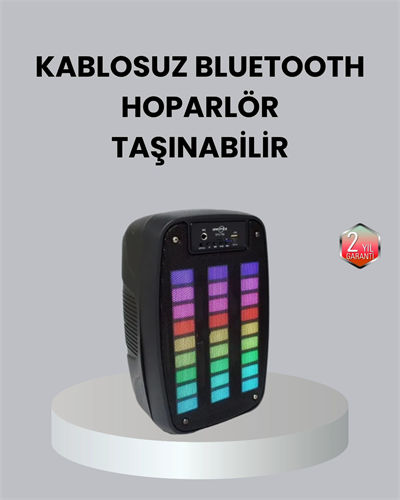 Kablosuz Bluetooth Müzik Cihazı – 2 Saat Batarya Süresi, Şık ve Taşınabilir