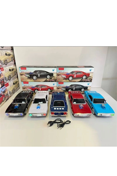 Kablosuz Bluetooth hoparlör FM radyo SD kart USB girişli taşınabilir nostaljik radyo beyaz