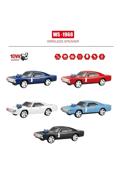 Kablosuz Bluetooth hoparlör siyah, FM radyo, SD kart ve USB girişli taşınabilir model