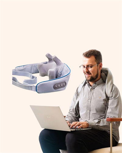 Kablosuz Boyun ve Omuz Masaj Aleti | Isıtmalı ve Yoğurmalı