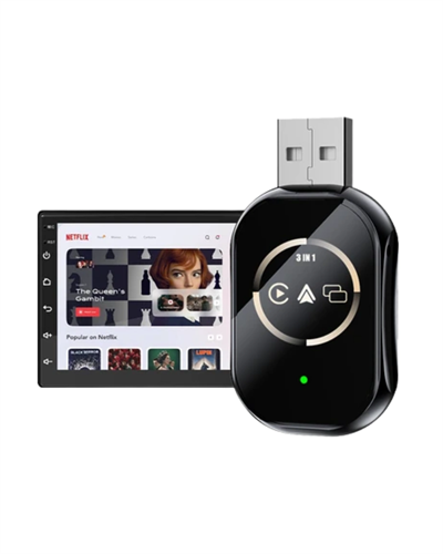 Kablosuz CarPlay Android Auto Adaptörü Otomatik Eşleşme