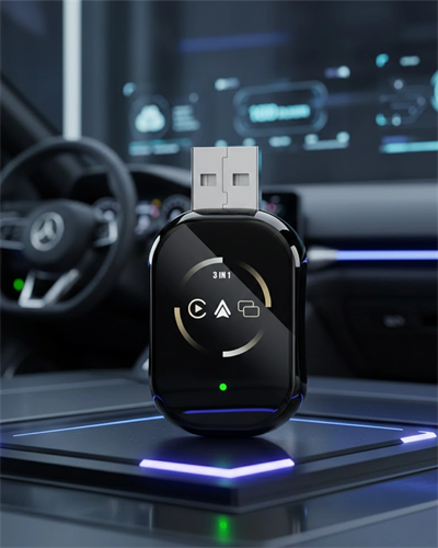 Kablosuz CarPlay ve Android Auto Adaptörü Tak Çalıştır Kullanım