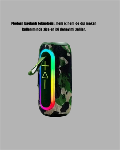 Kablosuz Hoparlör – Bluetooth 5.1, Güçlü Bas ve 10 Metre Menzil