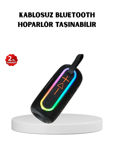 Kablosuz Hoparlör – Bluetooth 5.1, Güçlü Bas ve 10 Metre Menzil