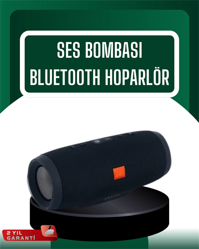 Kablosuz Hoparlör 12 Saat Çalma Süresi USB AUX TF Kart Destekli