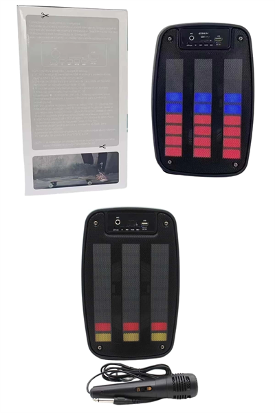 Kablosuz Hoparlör İOS ve Android Uyumlu Şarjlı SD Kart Girişli Bluetooth Hoparlör