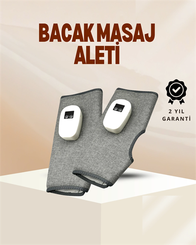 Kablosuz Isıtmalı Baldır Masaj Aleti – 3 Hava Basınçlı, Titreşimli ve Sıcak Kompres Fonksiyonlu