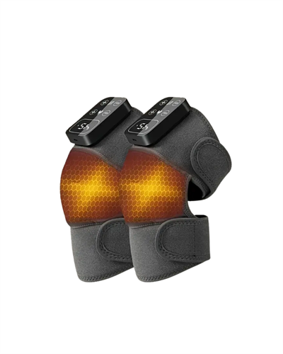 Kablosuz Isıtmalı Diz Omuz Masaj Cihazı Titreşimli Eklem Masaj Bandı 2li Set