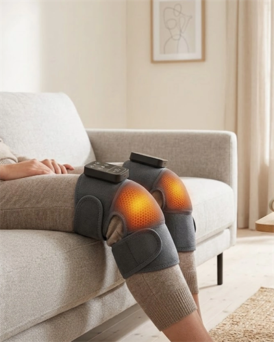 Kablosuz Isıtmalı Diz Omuz Masaj Cihazı Titreşimli Eklem Masaj Bandı 2li Set