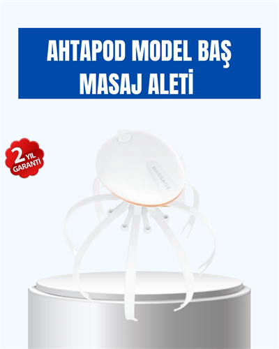 Kablosuz Kafa ve Boyun Masaj Aleti Akıllı Kapanmalı Derin Rahatlama