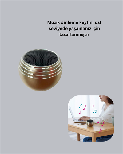 Kablosuz Mini Hoparlör Şarjlı TWS Destekli Kompakt Ses Sistemi Yeni Nesil