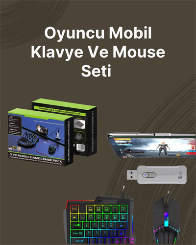Kablosuz Mobil Oyun Kiti – 5 Parça Tam Set