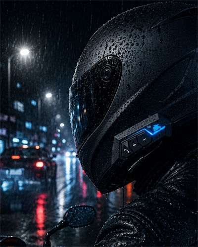 Kablosuz Motosiklet Kask Kulaklığı Bluetooth Mikrofonlu Sürüş Sistemi