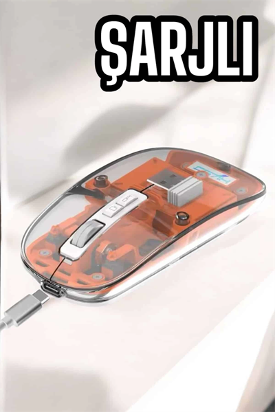 Kablosuz Mouse Fare 5.0 Bluetooth Bağlantılı USB Girişli