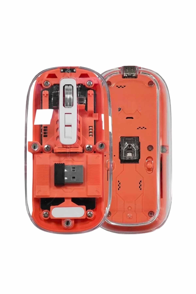 Kablosuz Mouse Fare Şarjlı Bluetooth Wireless Çift Modlu Sessiz