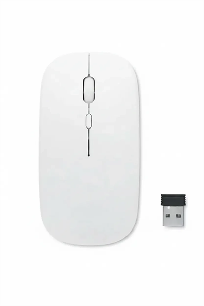 Kablosuz Mouse Fare Şarjlı Bluetooth Wireless Çift Modlu Sessiz