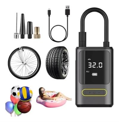 Kablosuz Oto Araç Mini 4000mAh 150 PSI Işıklı Oto Hava Kompresörü KA-760 (3936)