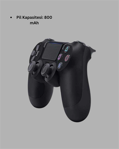 Kablosuz PS4 Oyun Kolu – Çift Titreşimli Motor, Uzun Pil Ömrü ve Hassas Kontrol