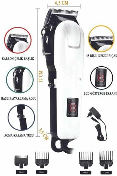 Kablosuz Saç Kesme Makinesi  Epilasyon Öncesi Kısaltma Makinesi