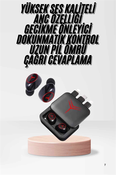 Kablosuz Şarj Göstergeli Powerbank Özellikli Bluetooth Kulaklık Çağrı Cevaplayabilen Yeni Nesil