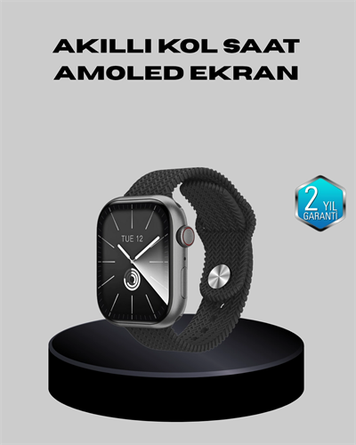 Kablosuz Şarjlı Akıllı Saat Bluetooth Arama Bildirim Destekli Uzun Pil Ömürlü