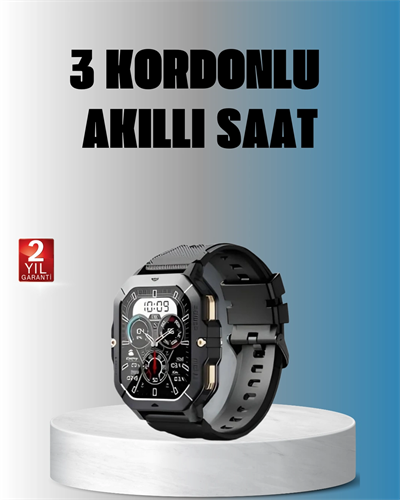 Kablosuz Şarjlı Akıllı Saat Ultra İnce Tasarım