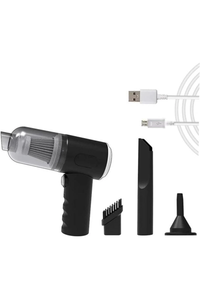 Kablosuz Şarjlı Elektrikli Süpürge Elde Taşınabilir Ev - 3-in-1 El Araba Süpürgesi