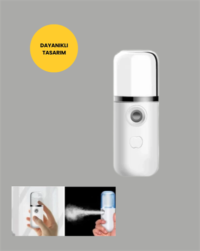 Kablosuz Şarjlı Mini Buhar Nemlendirici – Cilt ve Ortam İçin Taşınabilir Akıllı Cihaz