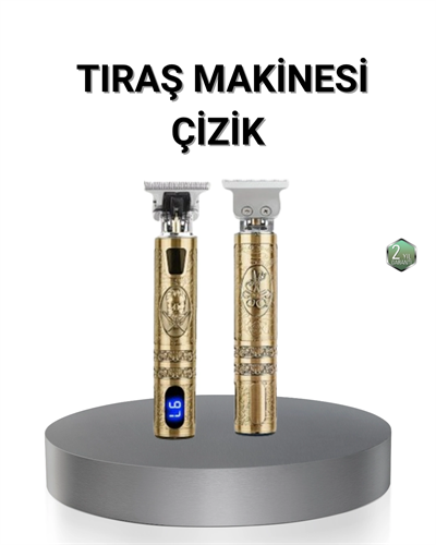 Kablosuz Şarjlı Profesyonel Tıraş Makinesi – 1800 mAh Lityum Pil
