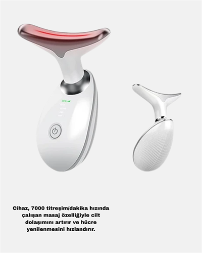 Kablosuz Şarjlı Yüz Sıkılaştırıcı Cihaz EMS Mikro Akım Anti-Aging Masaj Aleti