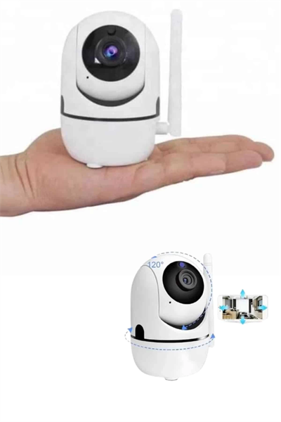 Kablosuz Wifi Destekli Akıllı Güvenlik Kamerası Hareket Sensörlü