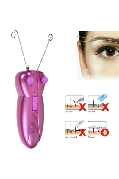 Kablosuz kuru kullanım epilatör 220-240V 50/60Hz 2 yıl garantili ipli tüy alma cihazı
