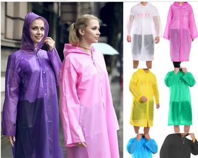Kadın Erkek Yağmurluk Kapüşonlu Çıtçıtlı Eva Raincoat (3936)