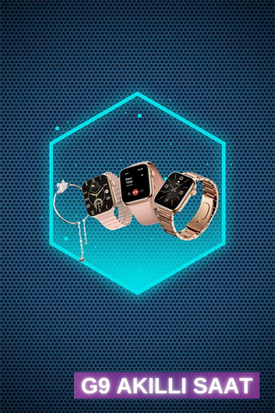 Kadınlar İçin 3 Kordonlu Akıllı Saat ve Dijital Göstergeli Powerbankli Bluetooth Kulaklık Dokunmatik Kontrol