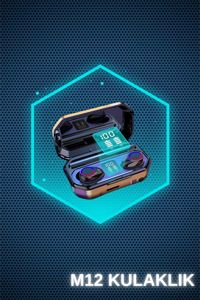 Kadınlar İçin 3 Kordonlu Akıllı Saat ve Dijital Göstergeli Powerbankli Bluetooth Kulaklık Dokunmatik Kontrol