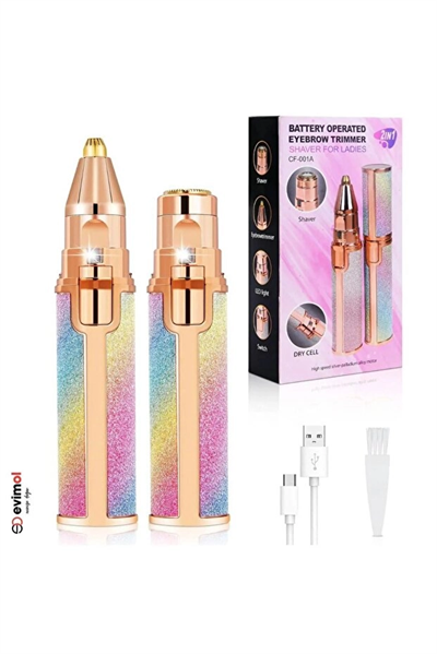 Kadınlar İçin Premium 2in1 Tüy Alma Cihazı, Güçlü Motorlu ve Ciltte İz Bırakmayan Tasarım