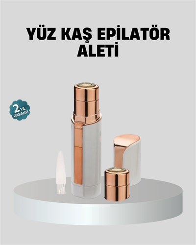Kadınlar İçin Yüz ve Kaş Epilatörü – Hassas Cilt Dostu, Pil ile Çalışan, Taşınabilir ve Şık Tasarım