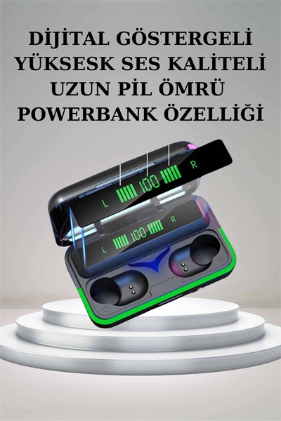 Kadınlara Özel Bileklik Hediyeli Akıllı Saat ve Dijital Göstergeli ANC Özellikli Bluetooth Kulaklık