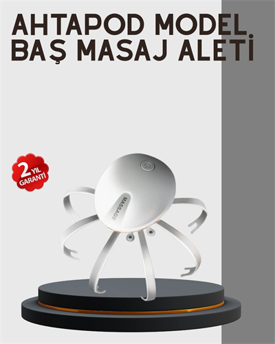 Kafa Derisi Masaj Aleti USB-C Şarjlı Rahatlatıcı ve Canlandırıcı Masaj