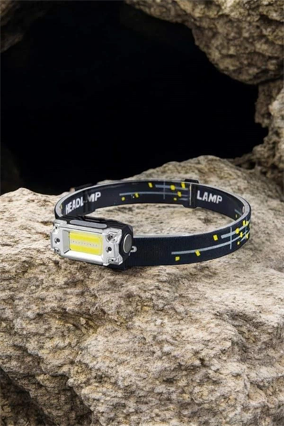 Kafa Lambası El Fenerli Kamp Lambası USB Şarjlı Esnek Lamba