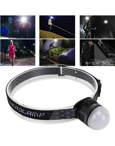 Kafa Lambası Kafa Feneri Şarjlı Profesyonel Cob Fener 7 Modlu