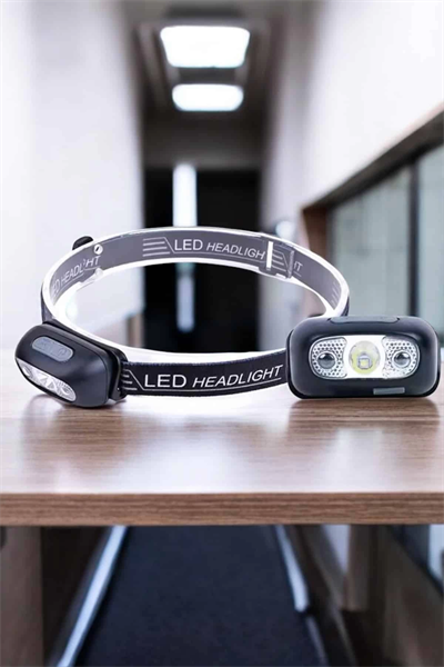 Kafa Lambası Kamp Lambası Led Işık Şarjlı Ayarlanabilir