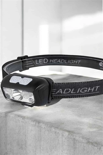 Kafa Lambası Kamp Lambası Sensörlü Şarjlı Ayarlanabilir