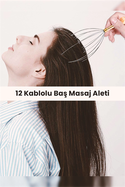 Kafa masaj aleti baş boyun saç kaşıma teli masaj cihazı - Süpermarket - Sağlık Kategorisi